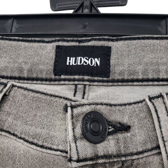 Hudson Blair High Rise Super Skinny Ankle Womens 28 Gray Jeans - Picture 4 of 12